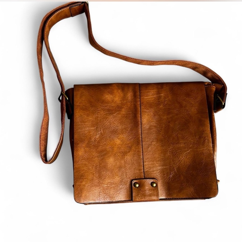 Authentic Swiss Leather Crossbody Bag